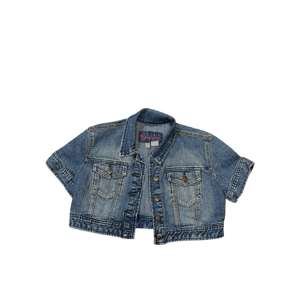 Younique Short Denim Jacket Size Large (L)